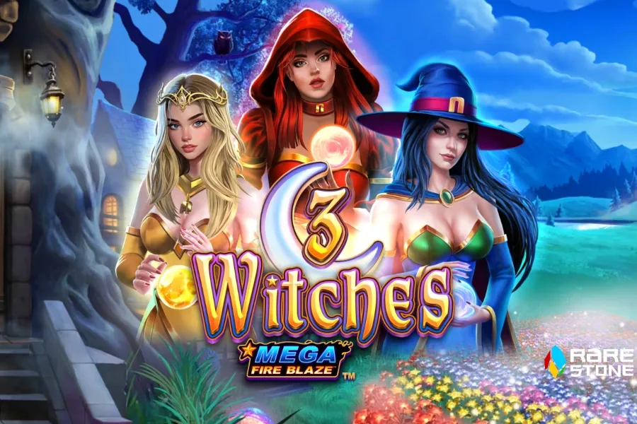 Mega Fire Blaze: 3 Witches by Playtech
